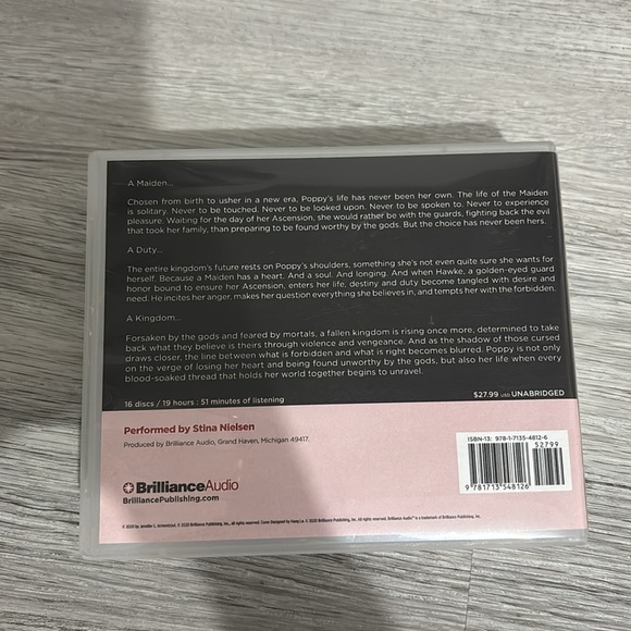 3/20$ SEALED From Blood and Ash by Jennifer L. Armentrout Audio Disk set - Picture 2 of 6